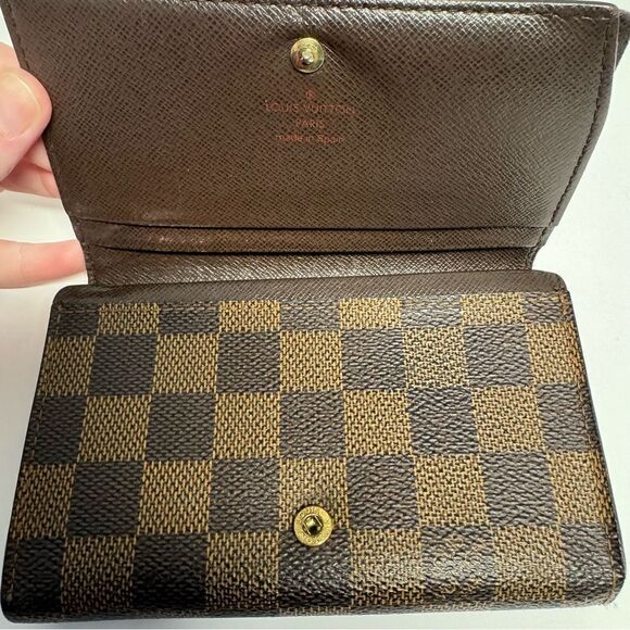 LV Louis Vuitton Damier Porte Monnaie Bifold Wallet CA4047 - Picture 8 of 14